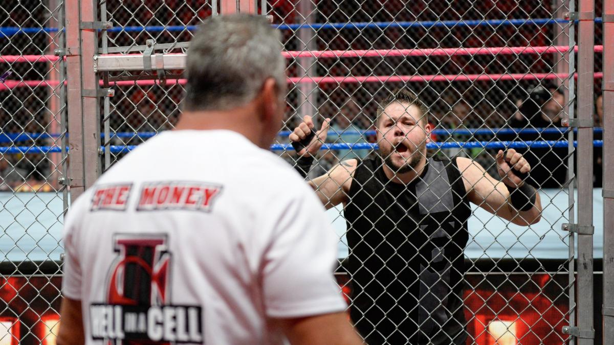 WWE Hell In A Cell Shane McMahon Kevin Owens Main Event. 