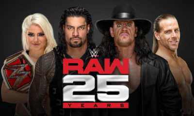 WWE Raw 25 Alexa Bliss Roman Reigns The Undertaker Shawn Michaels