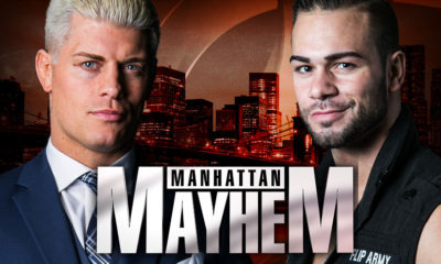 ROH Manhattan Mayhem Cody Rhodes Flip Gordon