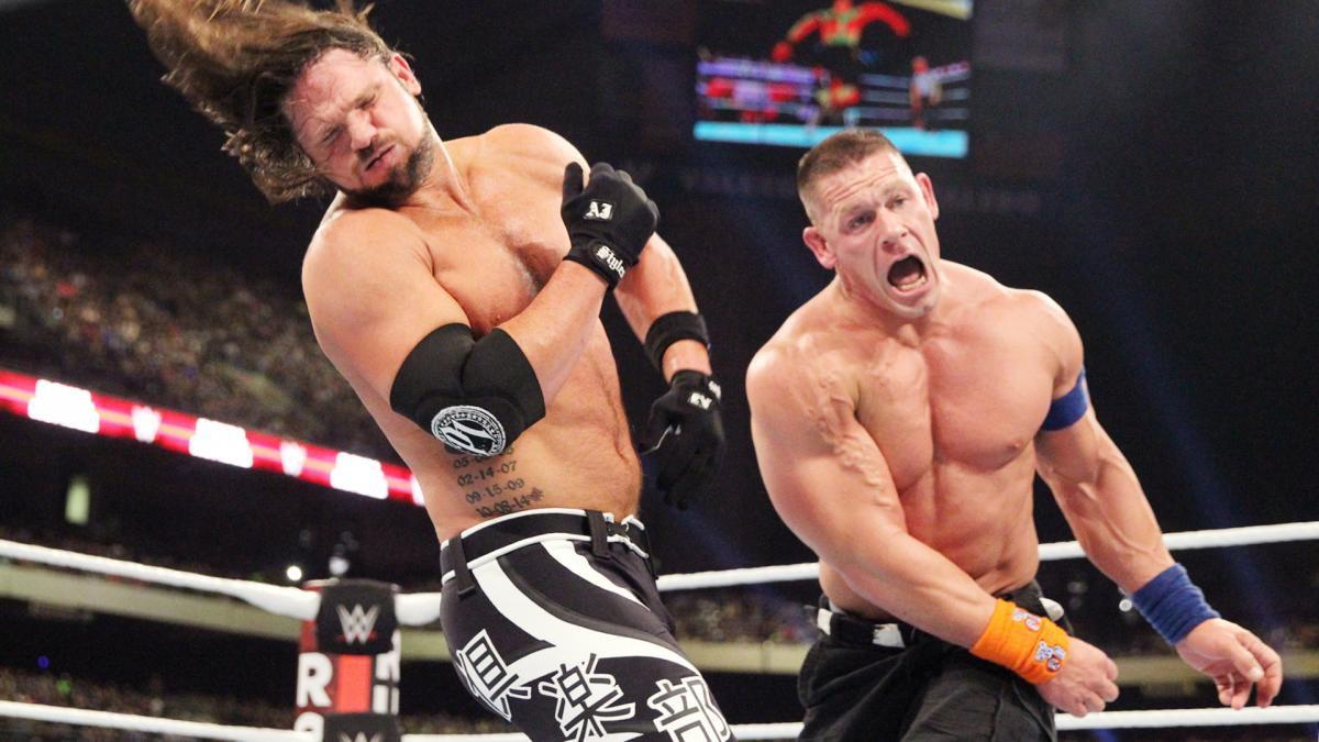 AJ Styles John Cena WWE