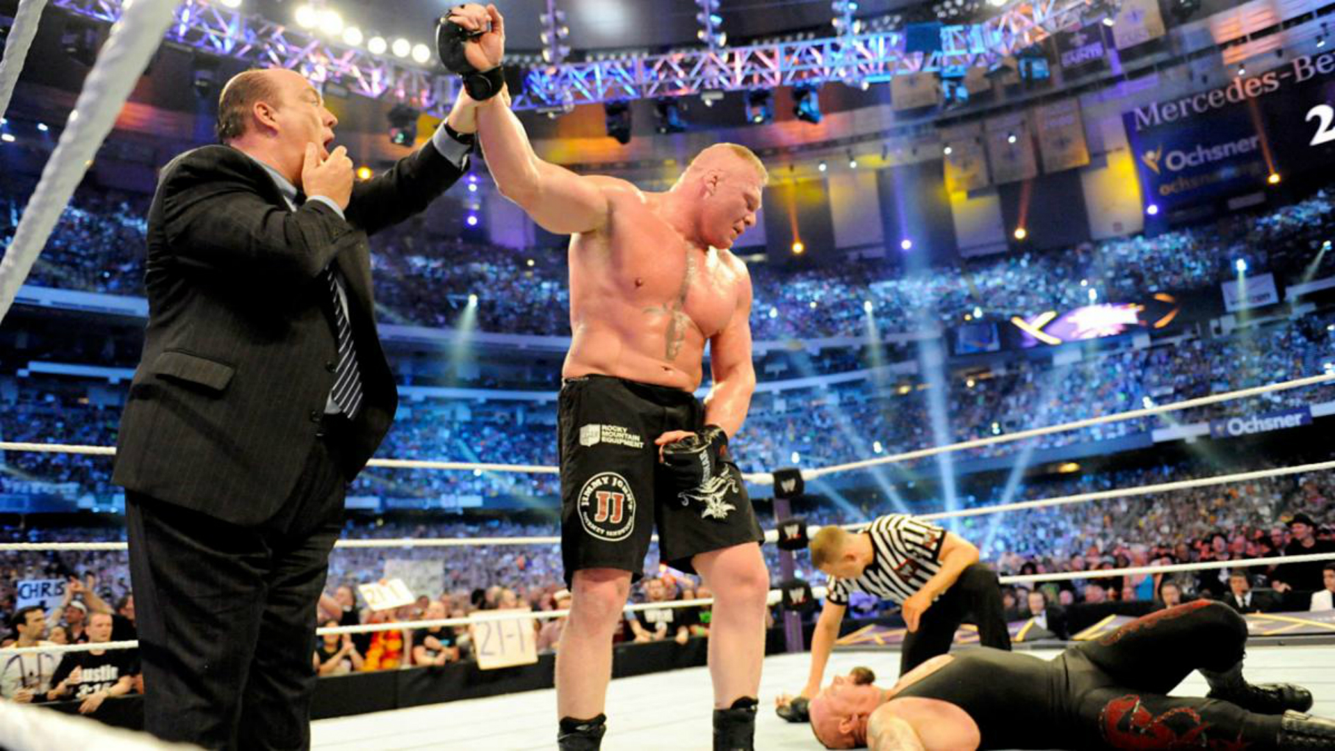 Brock Lesnar The Undertaker WrestleMania
