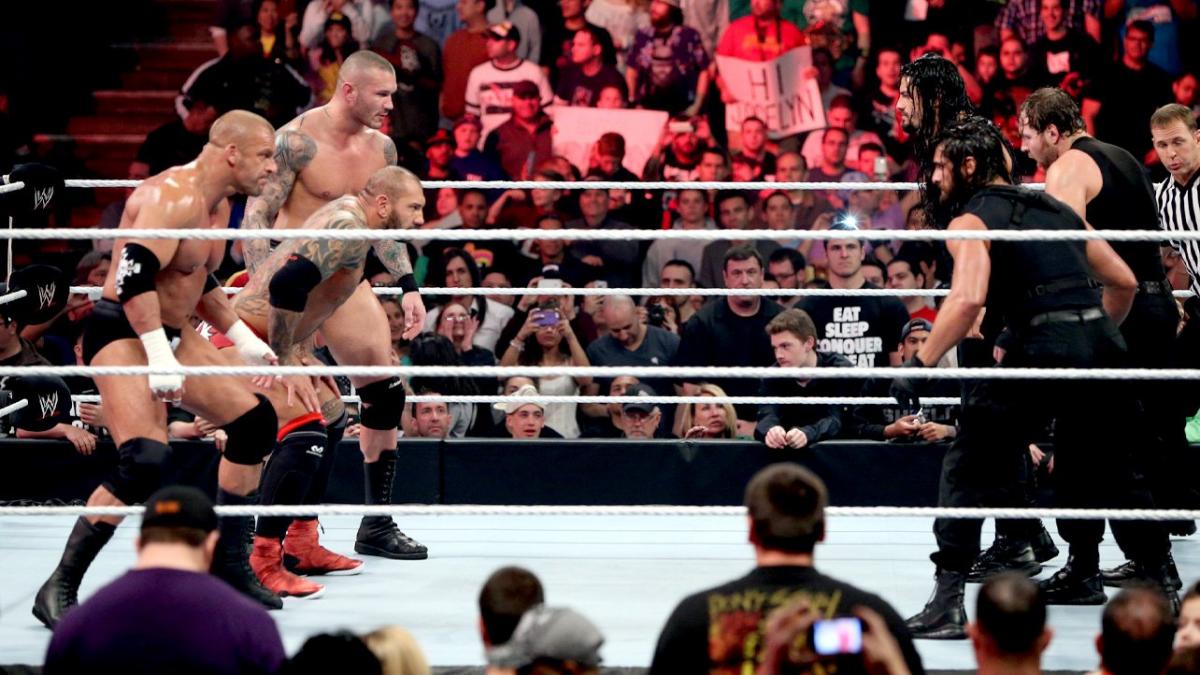 Evolution vs The Shield WWE