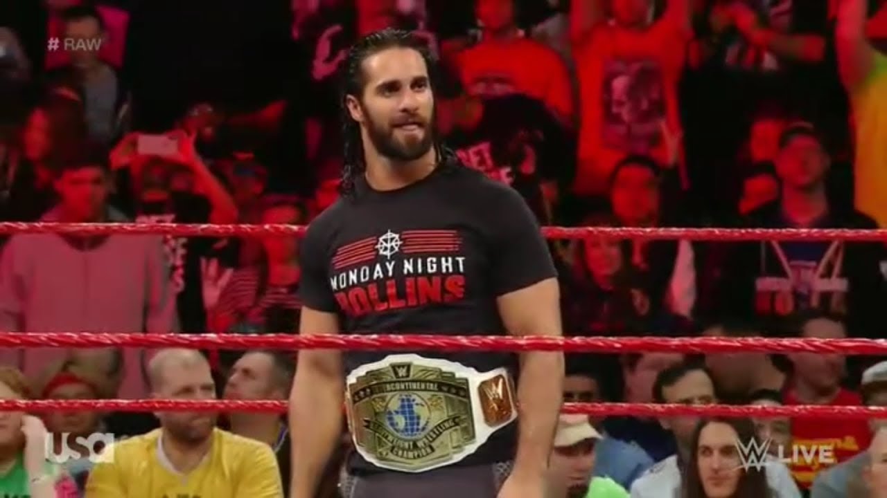 Seth Rollins WWE Intercontinental Championship