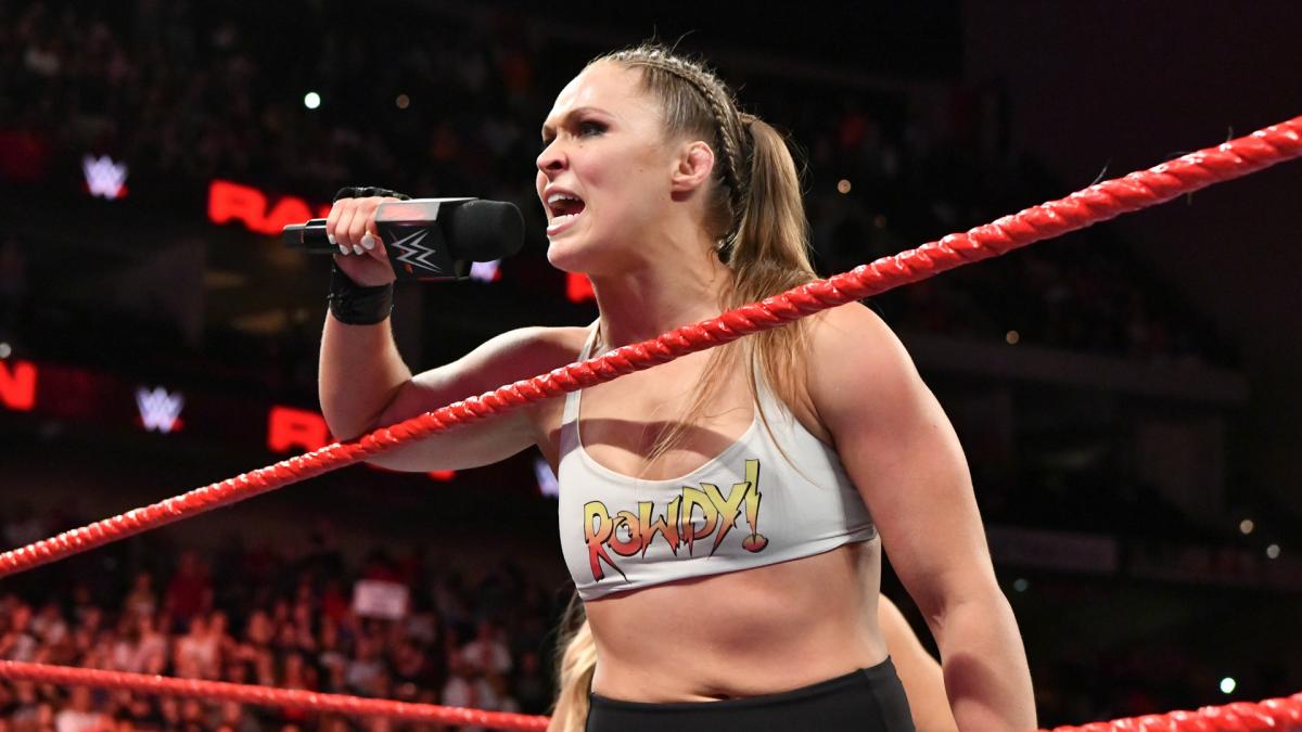 ronda rousey wwe raw