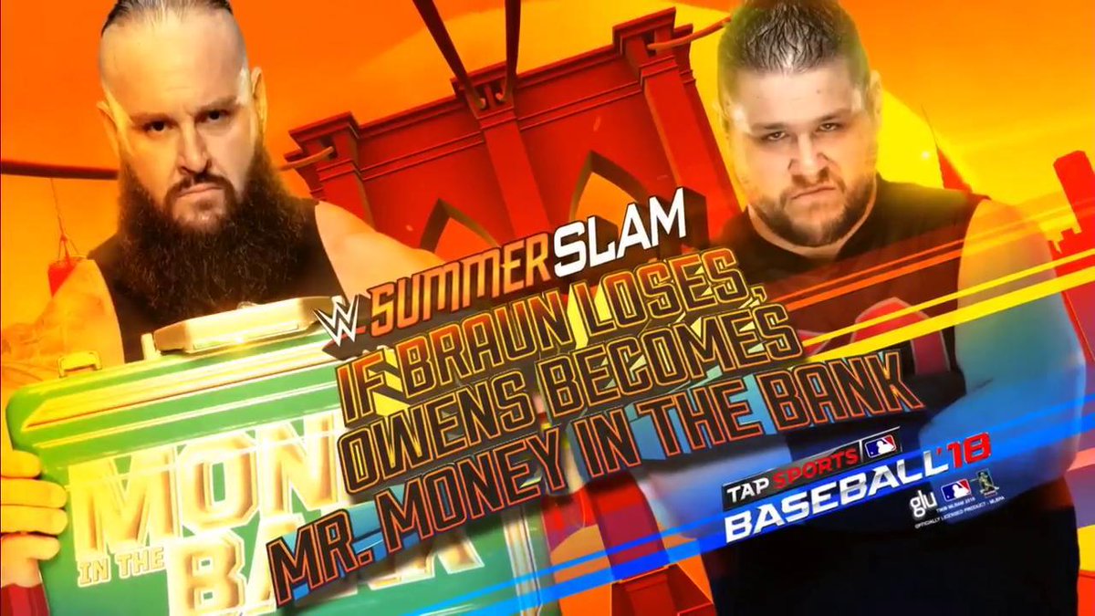 WWE SummerSlam Kevin Owens vs Braun Strowman