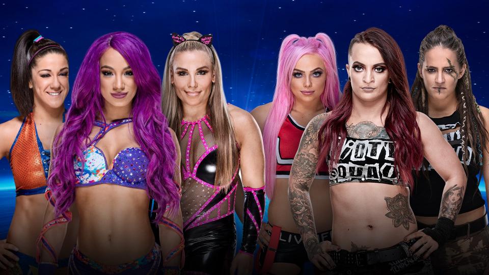 Bayley Wwe Xxx Video Hd - WWE Evolution: Riott Squad vs. Bayley, Natalya & Sasha Banks | The Chairshot