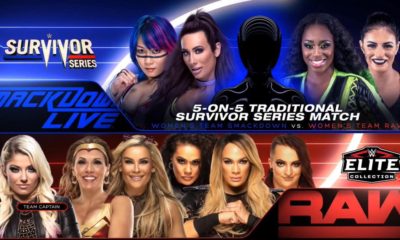 WWE Survivor Series 2018 Asuka Carmella Naomi Sonya Deville Alexa Bliss Mickie James Natalya Tamina NiaJax Ruby Riott