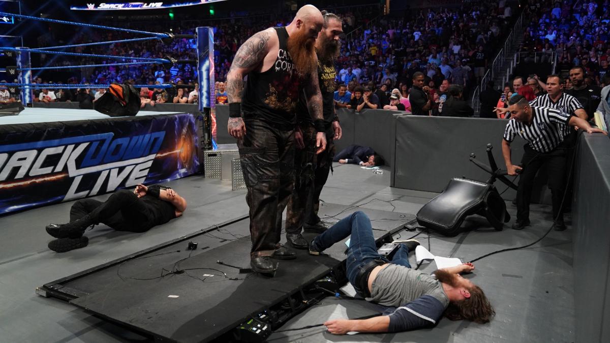 WWE Smackdown Rowan Harper Daniel Bryan Roman Reigns
