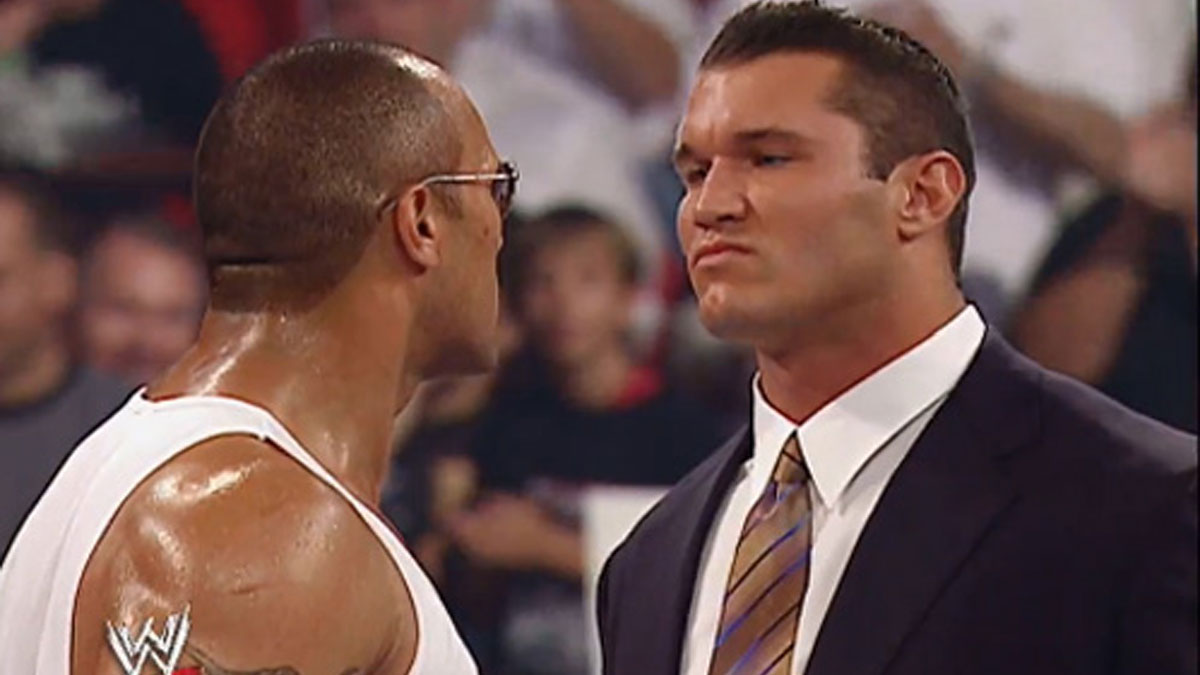 WWE The Rock Randy Orton