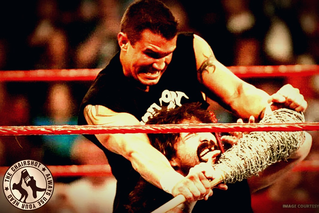 Randy Orton Mick Foley WWE Backlash 2004