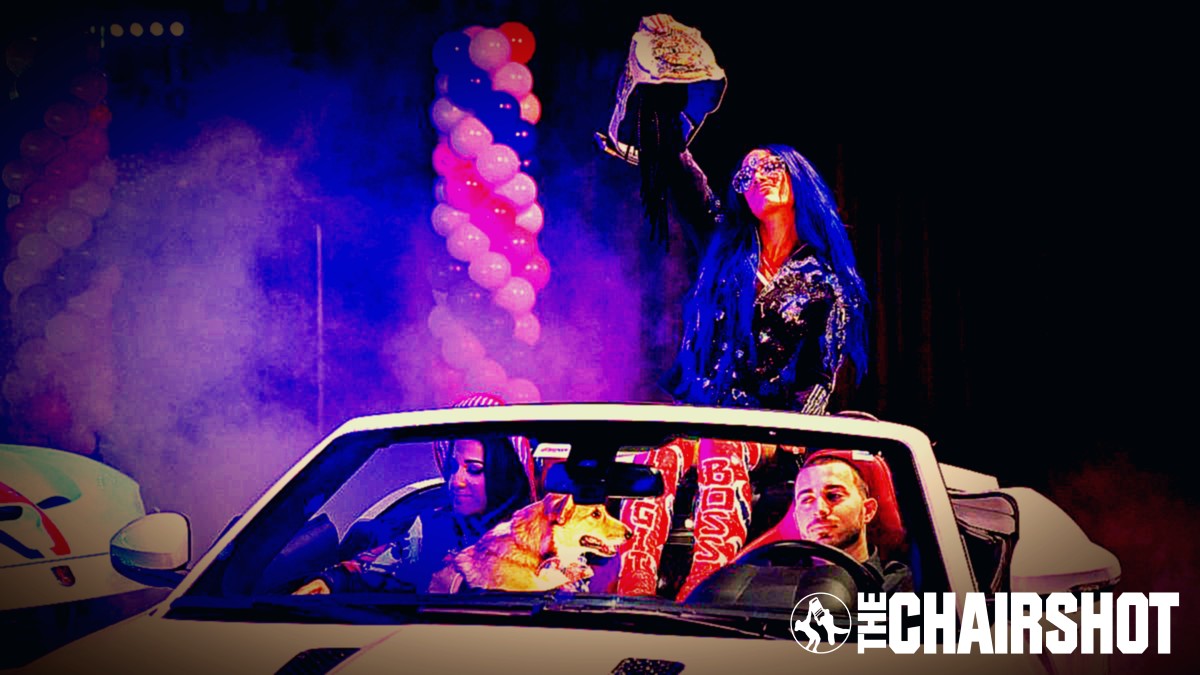 WWE NXT Great American Bash Sasha Banks Bayley Car Chairshot Edit