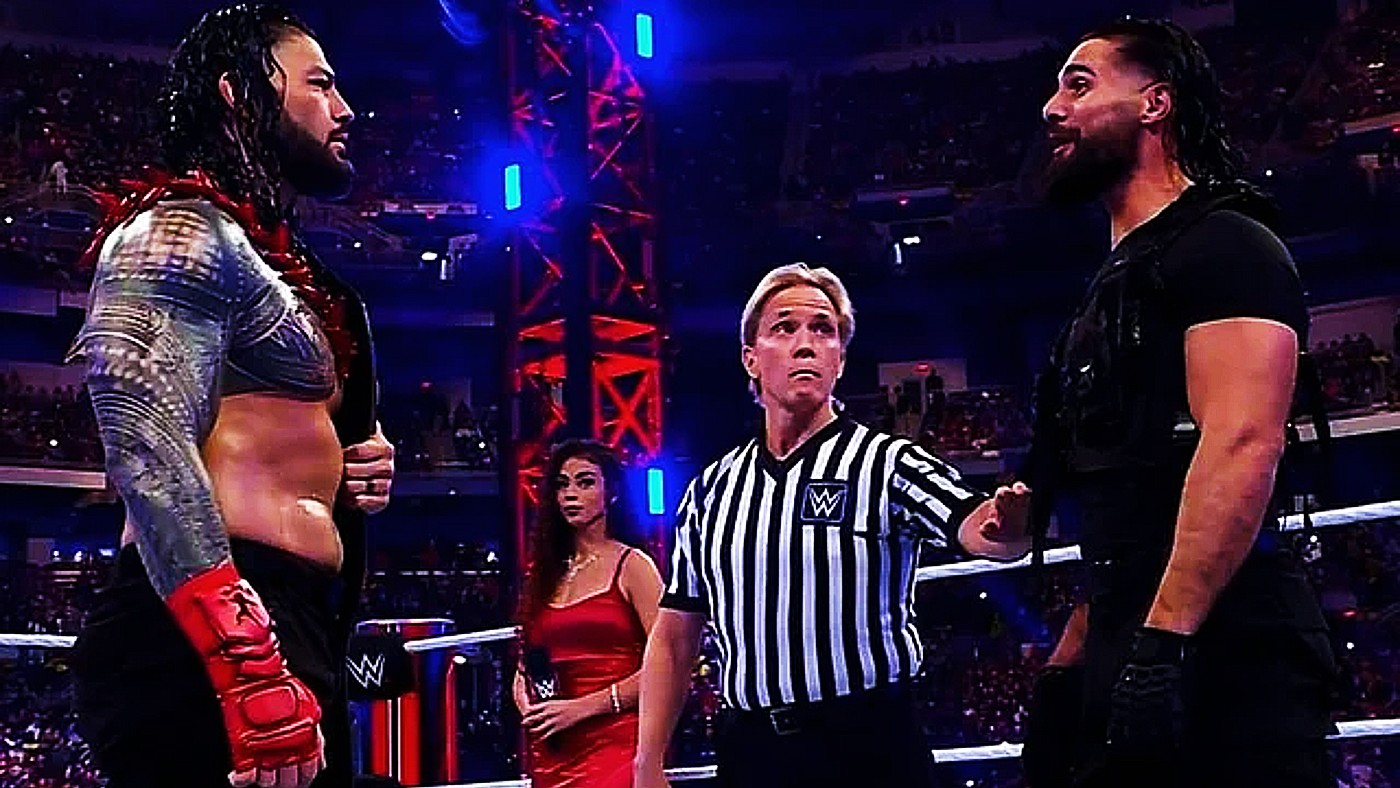 Roman Reigns Seth Rollins WWE WrestleMania 39