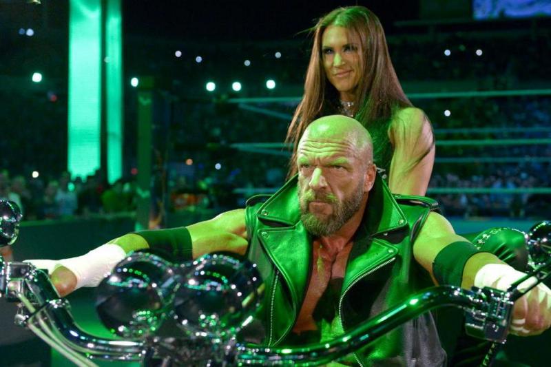 WWE Triple H Stephanie McMahon Motorcycle