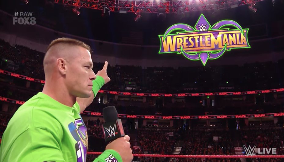 John Cena WWE WrestleMania 34