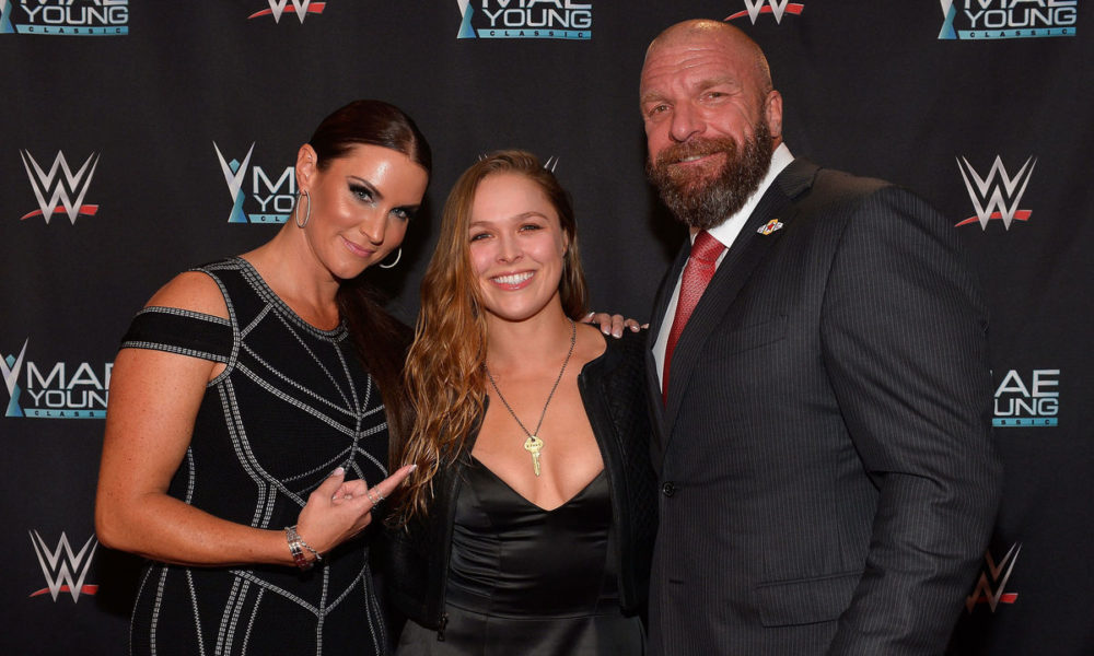 Ronda Rousey Triple H Stephanie McMahon John Cena