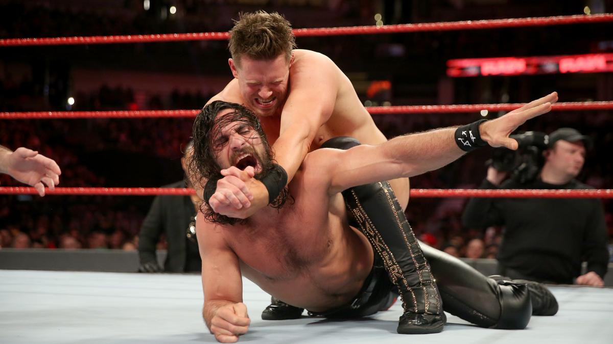 WWE Raw The Miz vs Seth Rollins