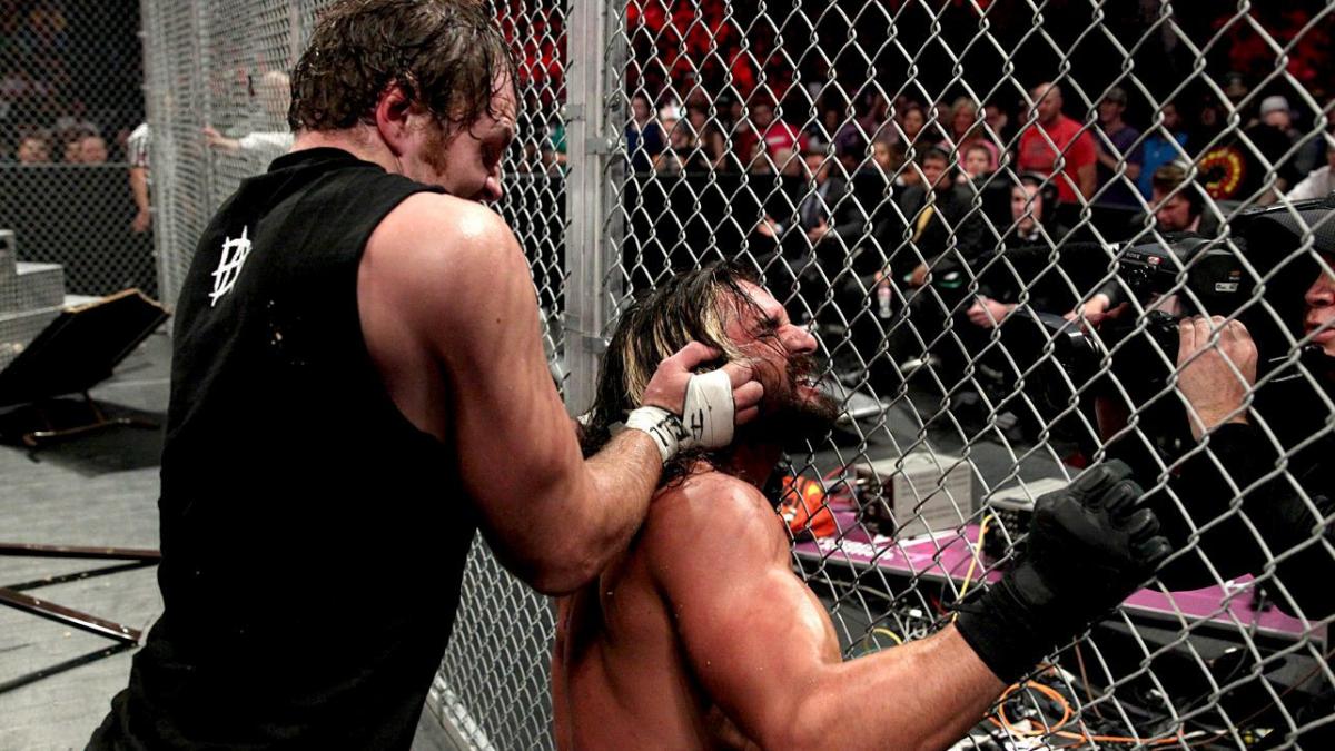Dean Ambrose Seth Rollins Hell In A Cell WWE