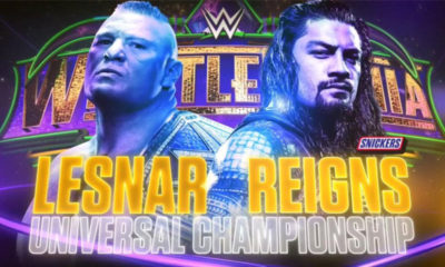 WrestleMania 34 Brock Lesnar Roman Reigns