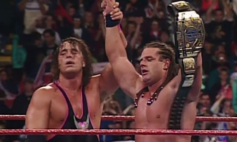 WWF SummerSlam 1992 Bret Hart Davey Boy Smith British Bulldog