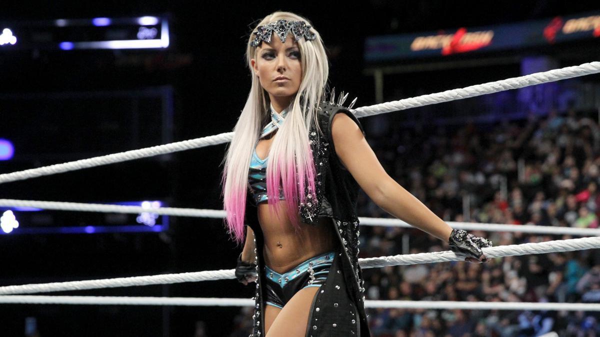 WWE Raw Alexa Silver Spike Jacket