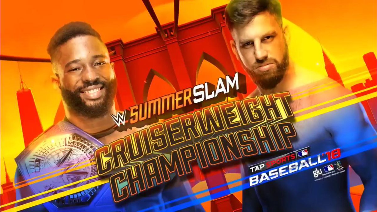 WWE SummerSlam Cedric vs Gulak