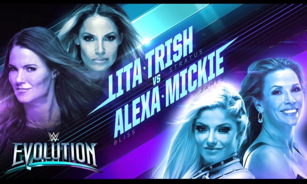 WWE Evolution Alexa Mickie Lita Trish