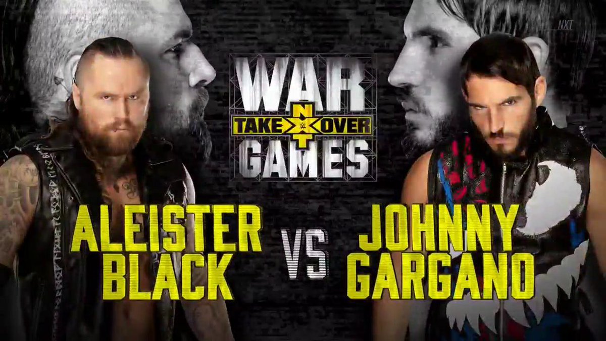 WWE NXT Takeover War Games Aleister Black Johnny Gargano