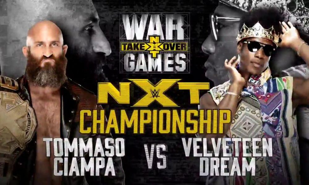 WWE NXT Takeover War Games Tommaso Ciampa Velveteen Dream NXT