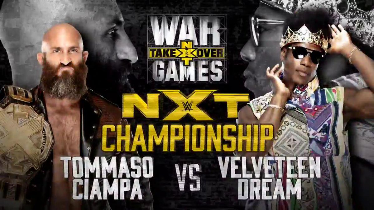WWE NXT Takeover War Games Tommaso Ciampa Velveteen Dream NXT