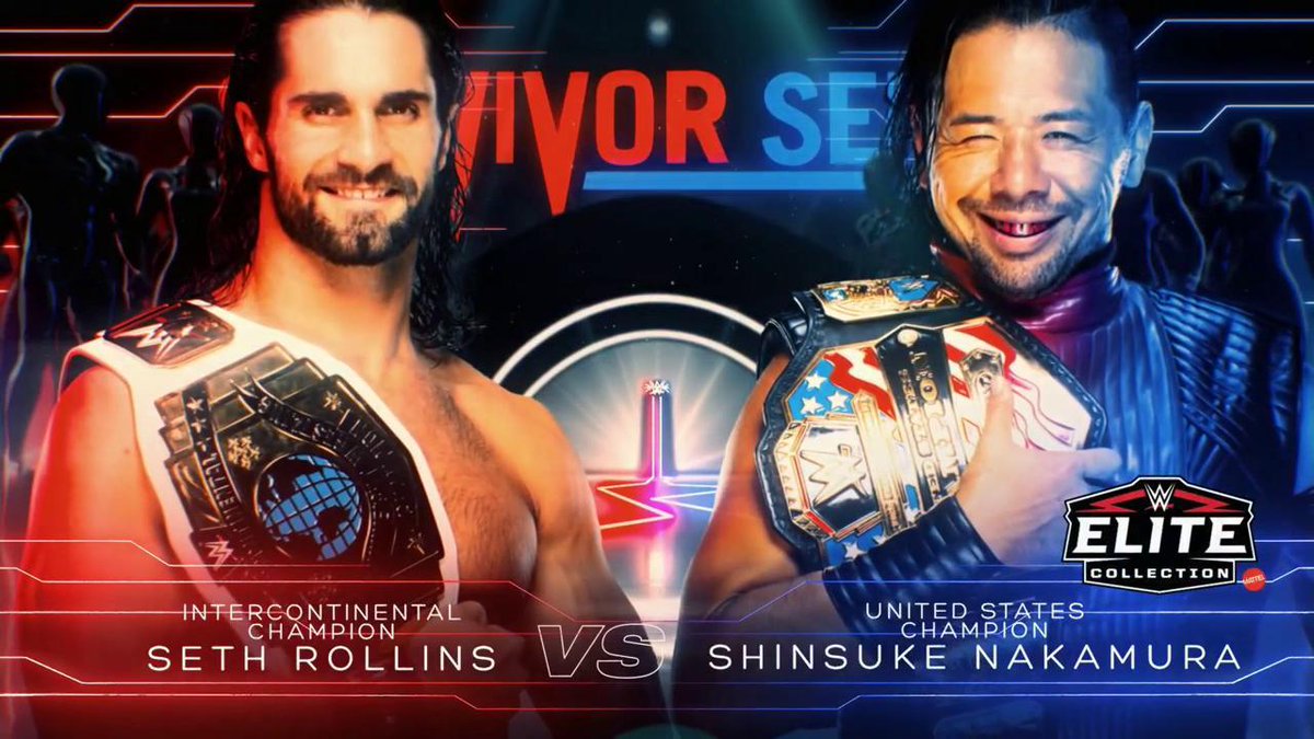 WWE Survivor Series 2018 Seth Rollins vs Shinsuke Nakamura