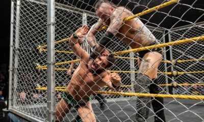 WWE NXT Aleister Black Johnny Gargano Steel Cage Match