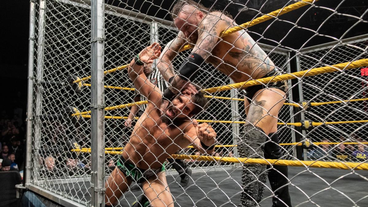 WWE NXT Aleister Black Johnny Gargano Steel Cage Match
