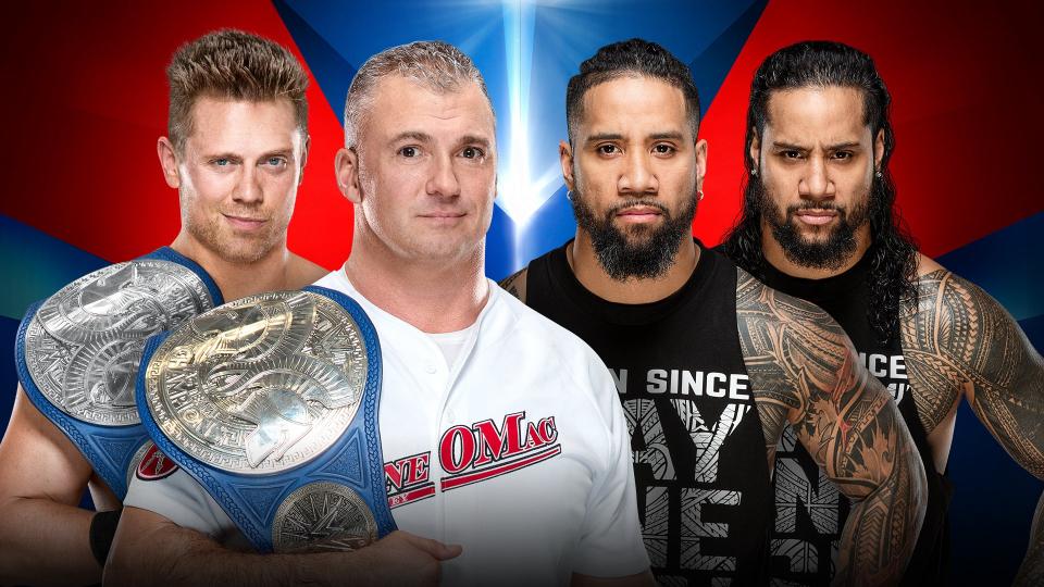 WWE Elimination Chamber Shane McMahon The Miz The Usos