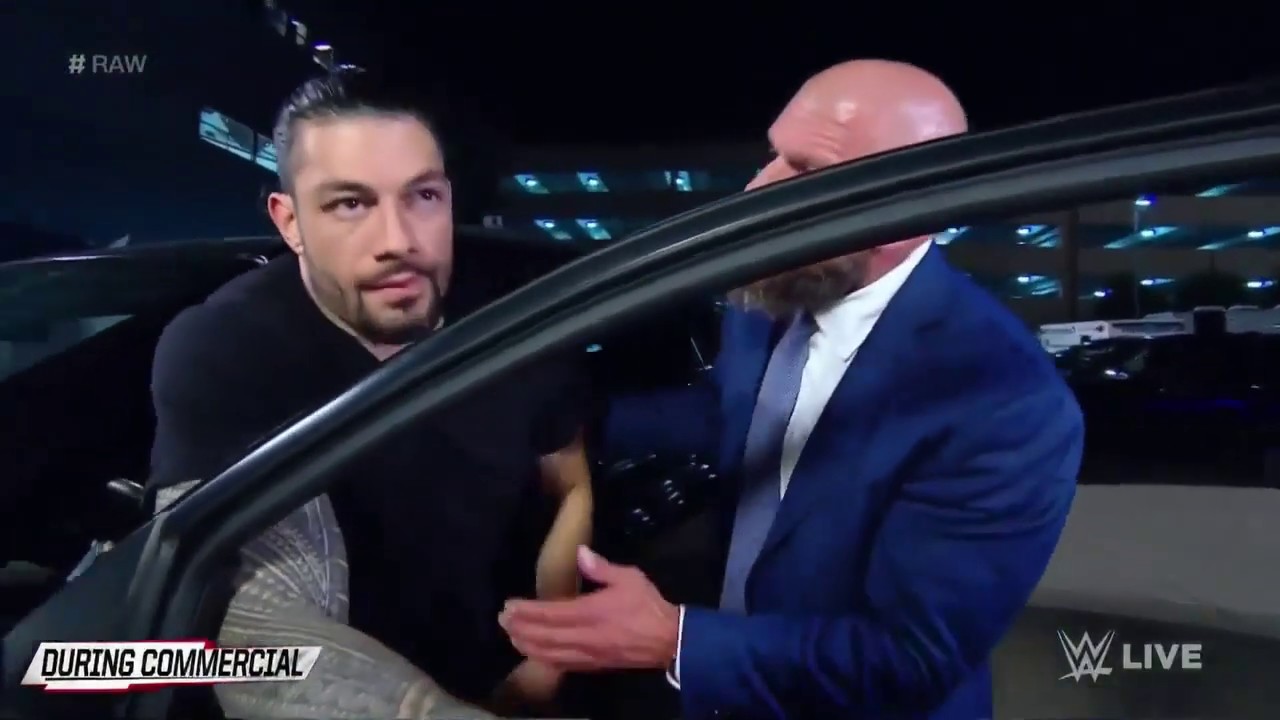 WWE Roman Reigns Car Scene