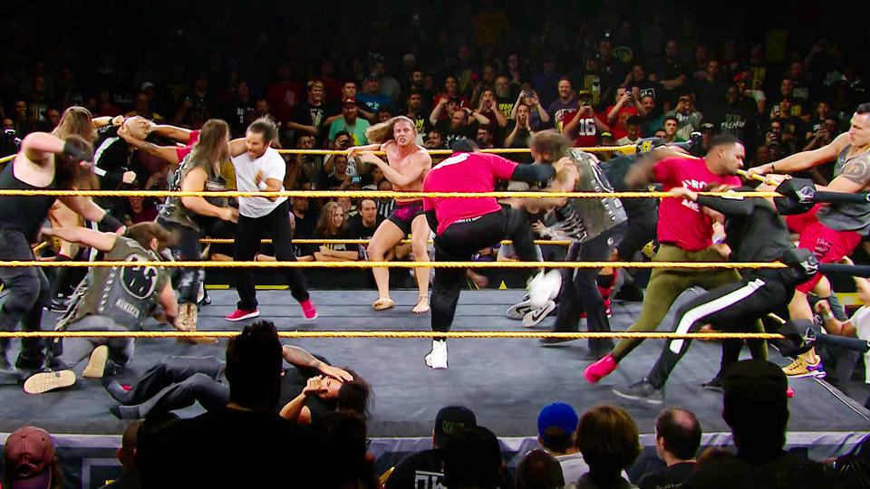 WWE NXT Show Ending Brawl