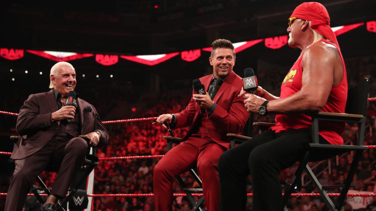 WWE Raw Ric Flair The Miz Hulk Hogan