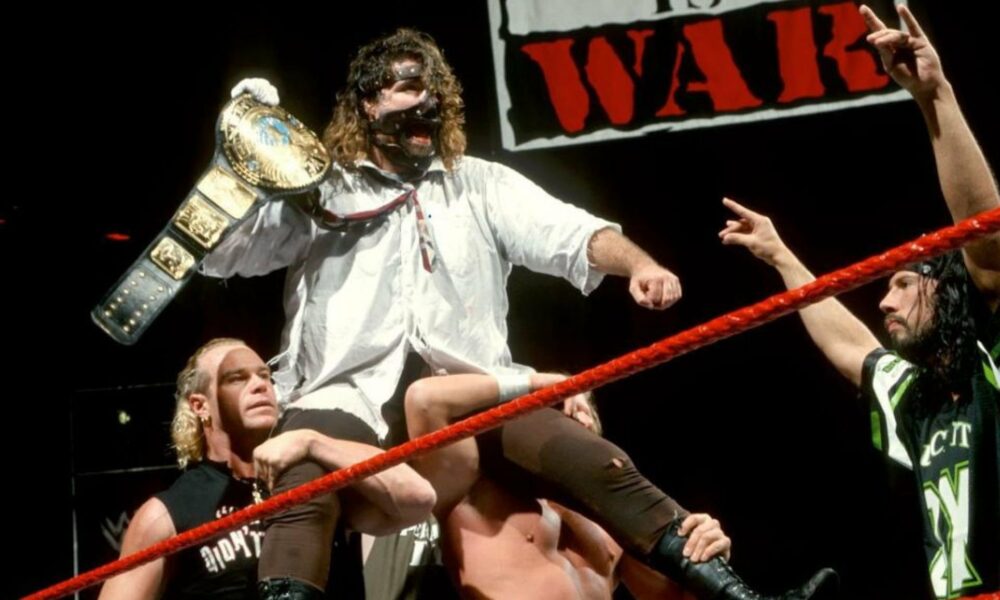 Mankind WWF Championship Mick Foley WWE DX Raw