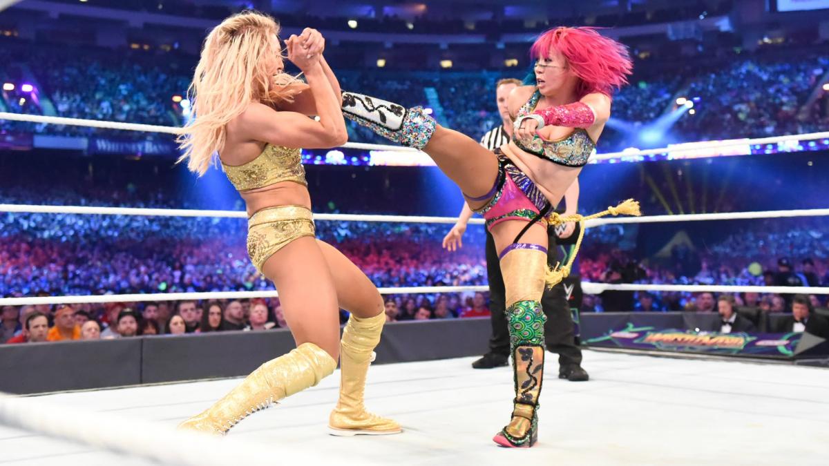 WWE WrestleMania 34 Charlotte Flair Asuka