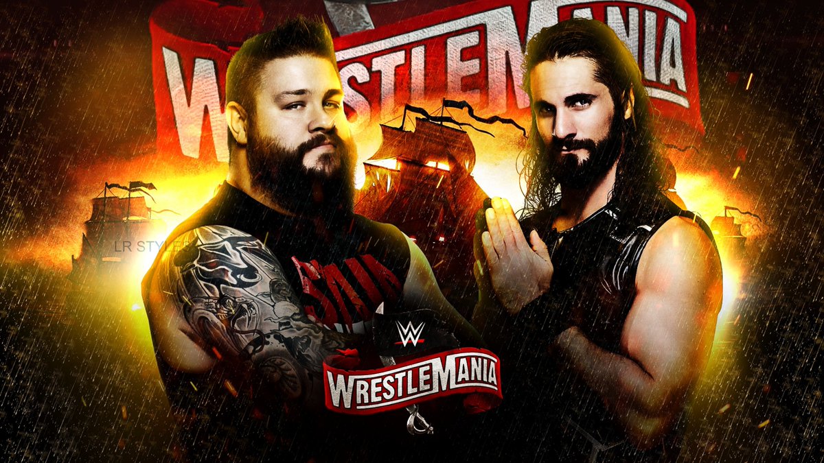 WWE WrestleMania 36 Kevin Owens Seth Rollins