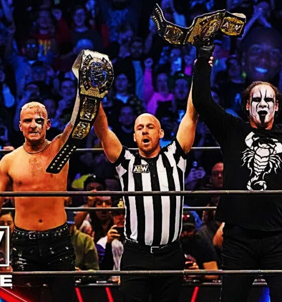 AEW Dynamite Sting Darby Win Tag Titles