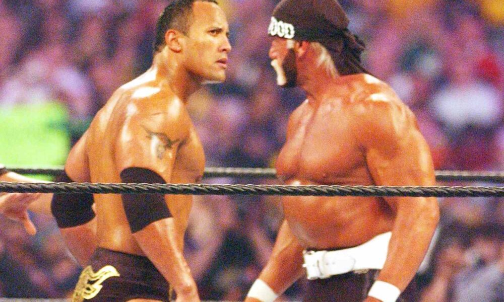 Rock vs Hulk Hogan WrestleMania 18