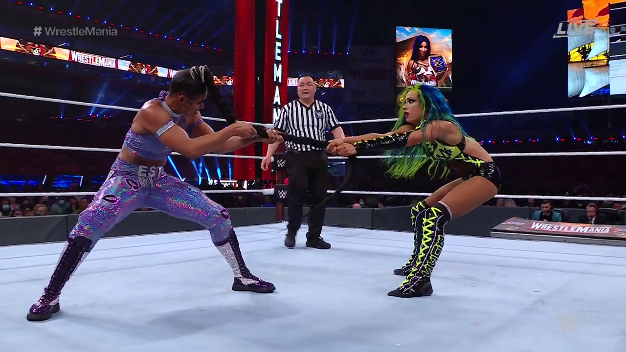 Bianca Belair vs Sasha Banks WWE WrestleMania 37
