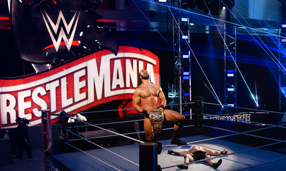 WWE WrestleMania 36 Drew McIntyre Brock Lesnar