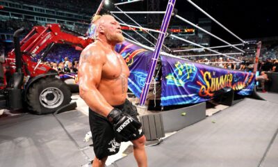 Brock Lesnar WWE SummerSlam 2022 Tractor