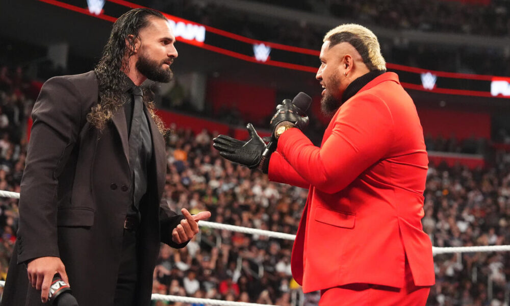WWE Raw Seth Rollins Solo Sikoa