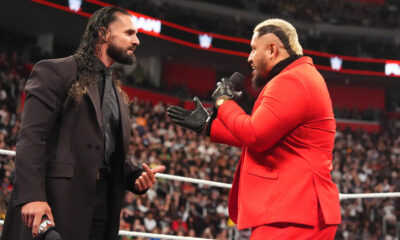 WWE Raw Seth Rollins Solo Sikoa