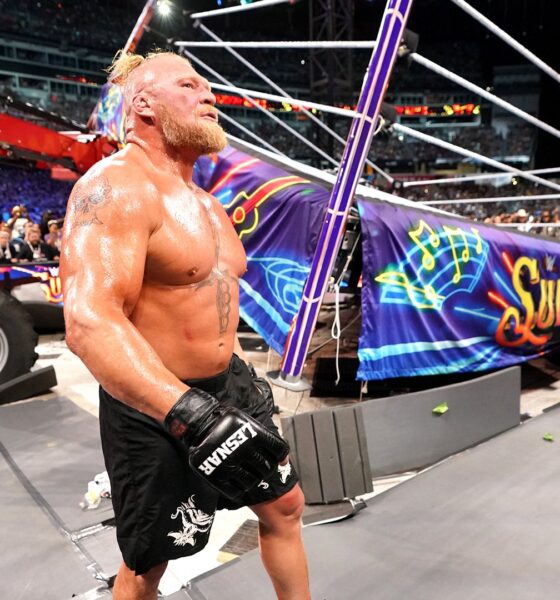 WWE SummerSlam 2022 Brock Lesnar Roman Reigns Last Man Standing