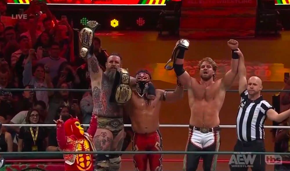 Hangman Page Brodido AEW Trios Champions