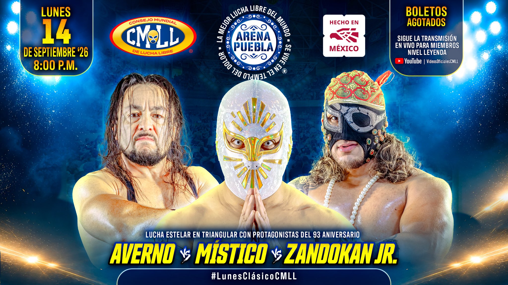 CMLL Lunes Clásico Results