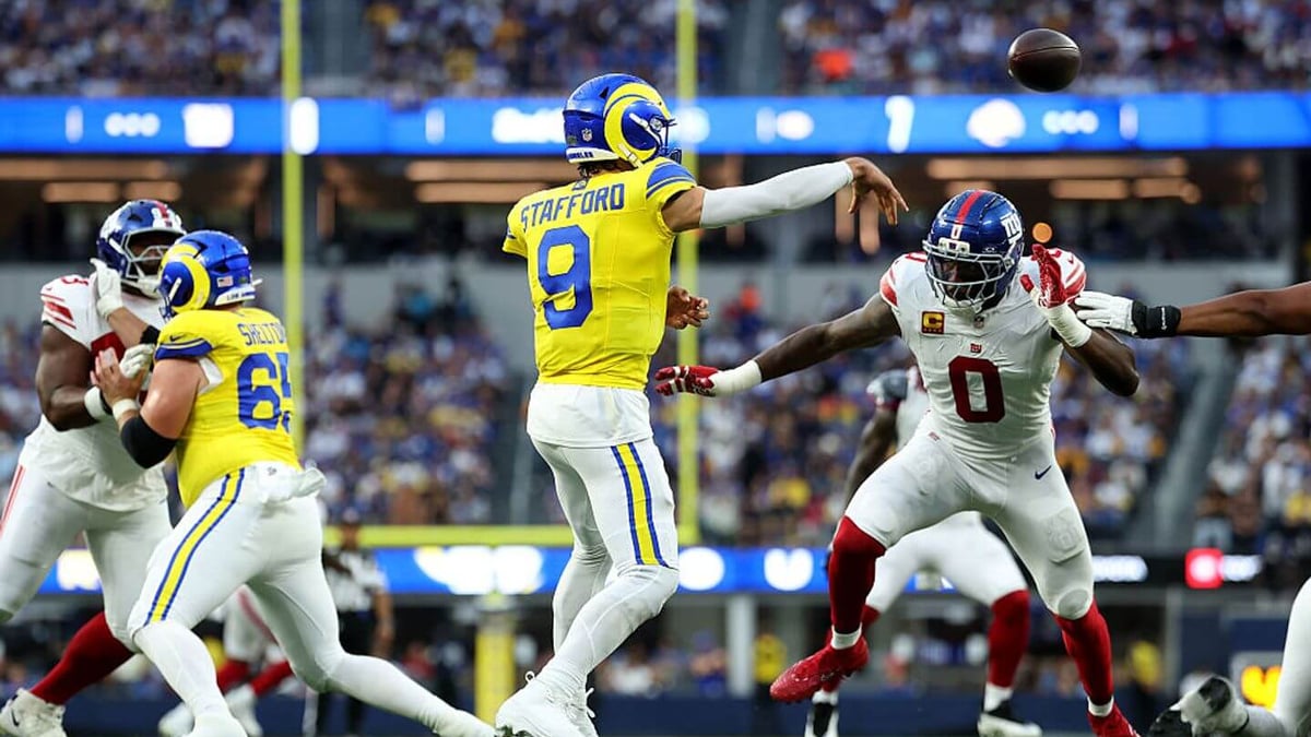 Matthew Stafford Rams Beat Giants